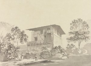 Dans le village près de Tassisudon [Tashicho Dzong] - Samuel Davis