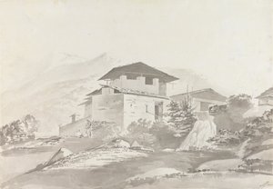 Près de Tassisudon [Tashicho Dzong] - Samuel Davis