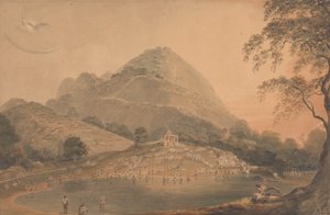 Le lieu de villégiature annuel des Hindous à Mundar Hill près de Bhagalpur