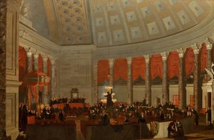 La Chambre des représentants, vers 1822 - Samuel Finley Breese Morse