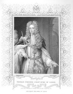 Portrait de Thomas Osborne, gravure
