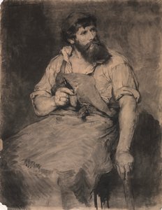 Forge, étude pour Das Gericht, vers 1883 - Samuel H. Crone