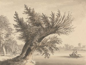 Sur la Tamise à Barnes - Samuel Hieronymus Grimm