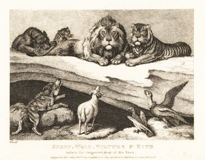 Un procès entre animaux, avec lion et tigre comme juges - Samuel Howitt