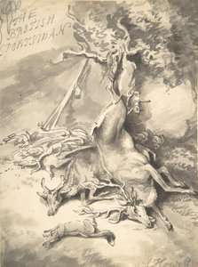 Conception pour la page de titre de The British Sportsman, vers 1812 - Samuel Howitt