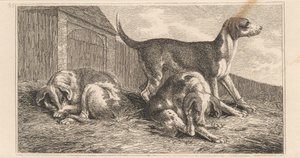 Trois chiens - Samuel Howitt