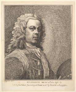 William Hogarth, Autoportrait