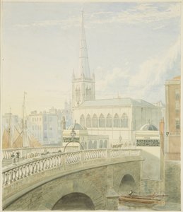 Pont de Bristol et église Saint-Nicolas - Samuel Jackson