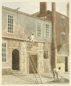 Maison à Castle Green, après le retrait des contreforts du château