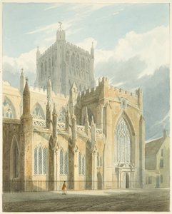 Vue nord de la cathédrale de Bristol