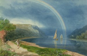 Arc-en-ciel sur la rivière Avon, vers 1825