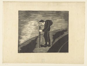 Figure avec bosse - Samuel Jessurun de Mesquita (signed by artist)