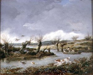 Chasse au canard - Samuel John Egbert Jones