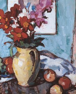Dahlias et Glaïeuls