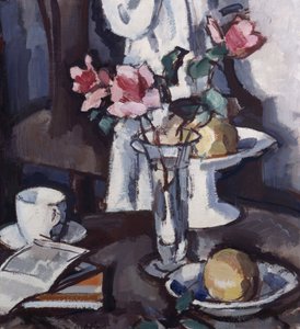 Nature morte avec roses rouges, vers 1931 - Samuel John Peploe