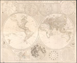 Scientia terrarum et coelorum : ou, les cieux et la terre délinéés et affichés astronomiquement et géographiquement
