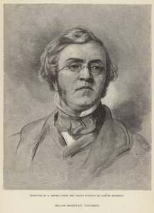 Portrait de William Makepeace Thackeray - Samuel Laurence