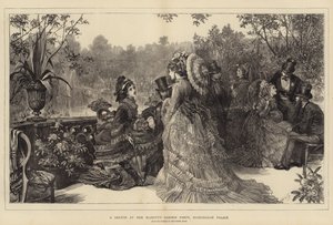 Croquis à la Garden Party de Sa Majesté, Buckingham Palace