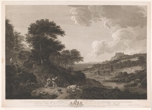 Paysage avec bergers dansant (Shephards Amusement) - Samuel Middiman