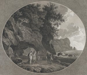 La Tempête, Acte I: Ferdinand et Miranda, 1788 - Samuel Middiman