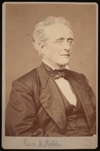 Portrait du Révérend Mason Noble 1809-1881, entre 1876 et 1880