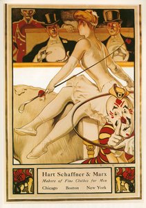 Samuel Nelson Abbott : Hart and Marx, Fabricants de vêtements de luxe pour hommes. USA ... (litho) - Samuel Nelsol Abbott