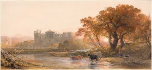 Soir en Italie—la Villa Déserte - Samuel Palmer