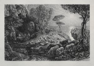 Moeris et Galatée, 1883 - Samuel Palmer
