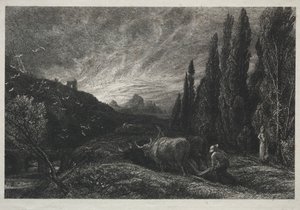 Le Laboureur matinal - Samuel Palmer