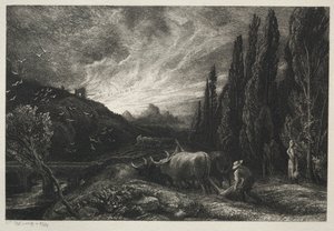 Le premier laboureur - Samuel Palmer