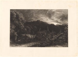 Le laboureur fatigué - Samuel Palmer