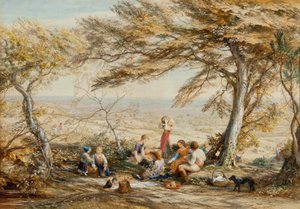 Le dîner rustique - Samuel Palmer