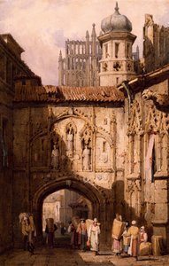 Une vue de Nuremberg par Samuel Prout - Samuel Prout