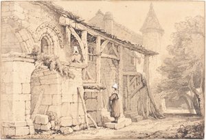 Scène à Jumièges