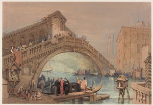 Le Rialto, Venise - Samuel Prout