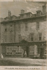 Résidence à Leadenhall Street, Londres, de Nicholas Bentley, également connu sous le nom de Dirty Dick - Samuel Rawle