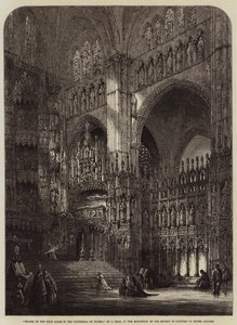 Chapelle du Haut Autel dans la cathédrale de Tolède