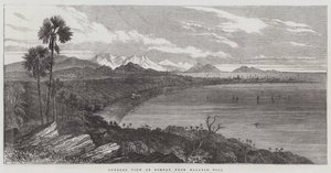 Vue générale de Bombay, depuis Malabar Hill