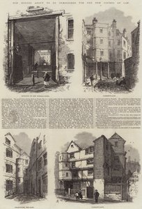 Vieilles maisons sur le point d