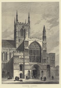 Cathédrale de Rochester (gravure) - Samuel Read