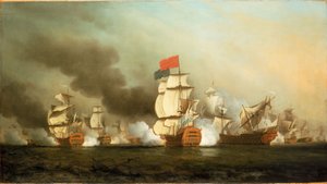 Victoire de Lord Anson au large du cap Finisterre, 3 mai 1747 - Samuel Scott