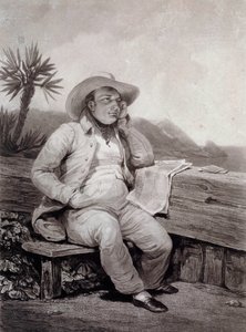 Portrait de Napoléon Ier (1769-1821) à Sainte-Hélène