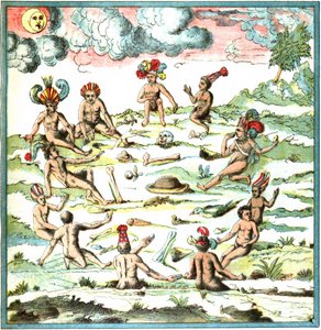 Champlain Indes Occidentales planche LIX - Récit des Indiens
