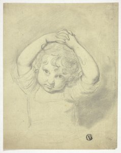 Enfant tenant les mains au-dessus de la tête