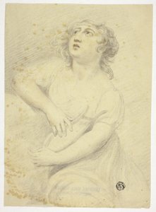 Femme avec Lyre - Samuel de Wilde