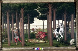 Du Décaméron de Boccace ; Histoires de Nastagio degli Onesti (deuxième épisode)