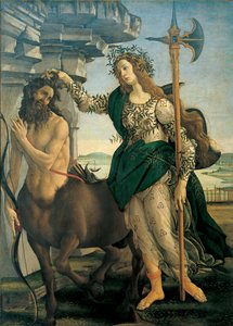 Pallas (Athéna ou Minerve) et le Centaure par Sandro Botticelli