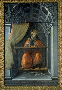 Saint Augustin dans sa cellule - Sandro (1444/5 1510) Botticelli