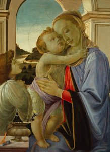 Madone et Enfant avec Ange adorant, c.1468 - Sandro (1444/5 1510) Botticelli