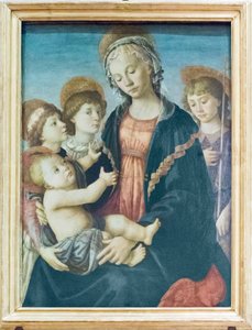 Madone et Enfant avec saint Jean-Baptiste et deux anges, vers 1470